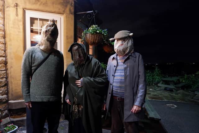 Costumed participants at the 2025 revival of Caking Night