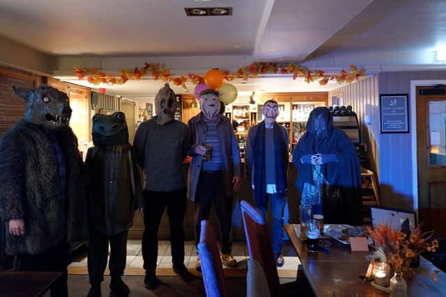 Costumed participants at the 2025 revival of Caking Night
