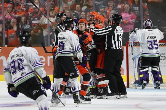 It all got feisty on Wednesday between the Steelers and the Storm