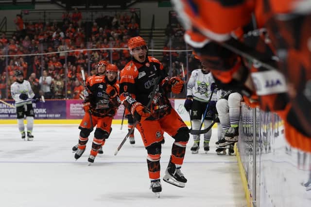A brace for Ryan Tait in the 5-2 win over Manchester Storm