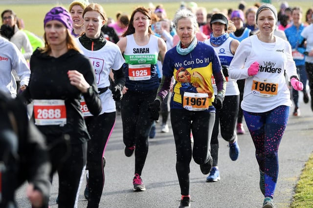 From club runners to solo athletes, the event was open to all women on Sunday.