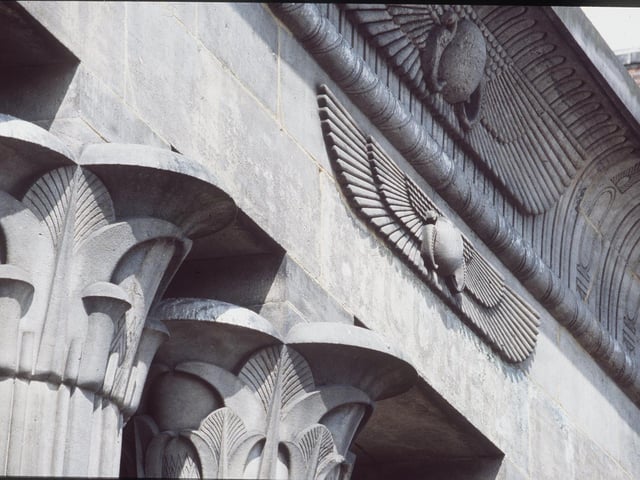 Temple Works in Holbeck, home to John Marshall's 19th Century flax empire, was inspired by the ancient Egyptian Temple of Horus at Edfu. Architect Ignatious Bonomi studied watercolours of Egypt to get the design just right.