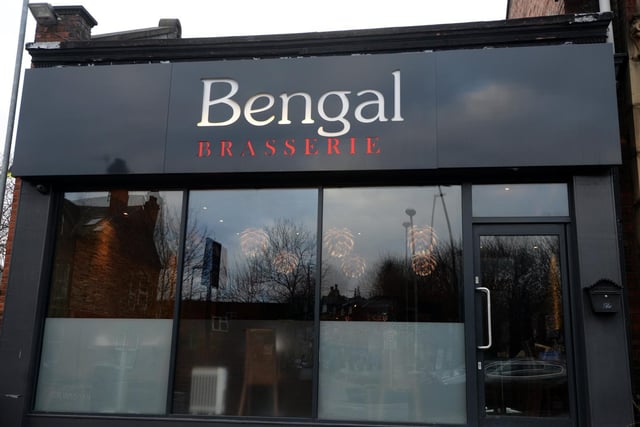 Bengal Brasserie has sites across Leeds but it is the Haddon Road site which bags a place on the list.