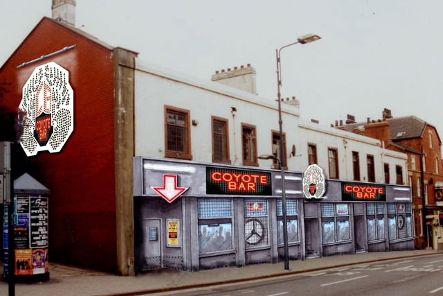 An artists impression of the Coyote Bar was set to open in Leeds early next year.