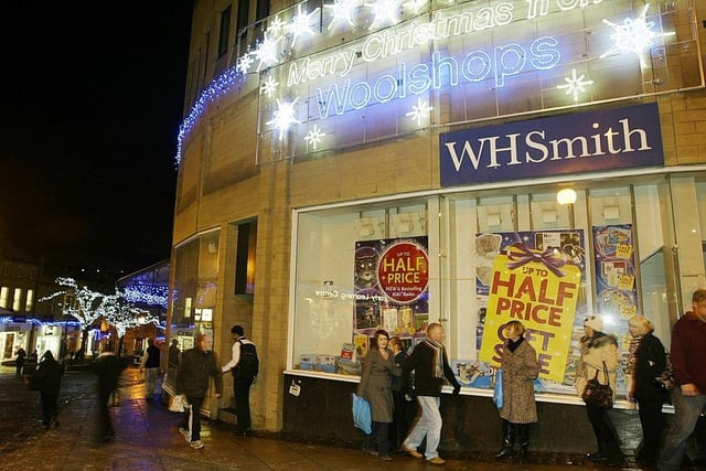 WH Smith has been a presence in Halifax for many years as this picture from 2009 shows.