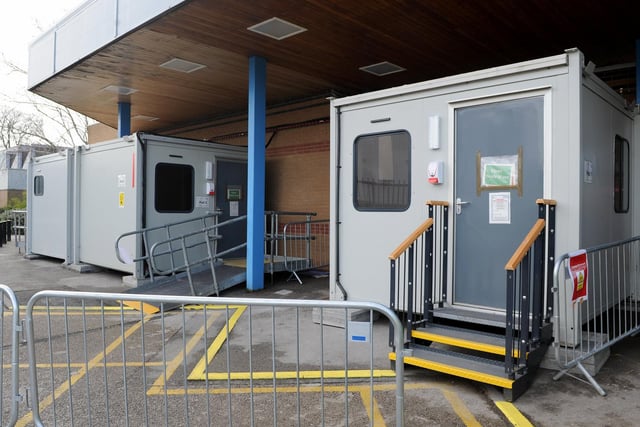 The hospital has stressed that the coronavirus pods are not a drop-in service or a self-referral for testing and anyone who has symptoms or has been in contact with someone with coronavirus should call 111.