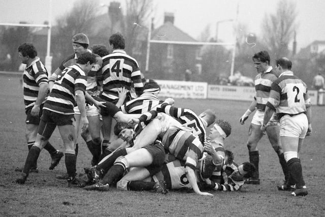 Fylde rugby club in action