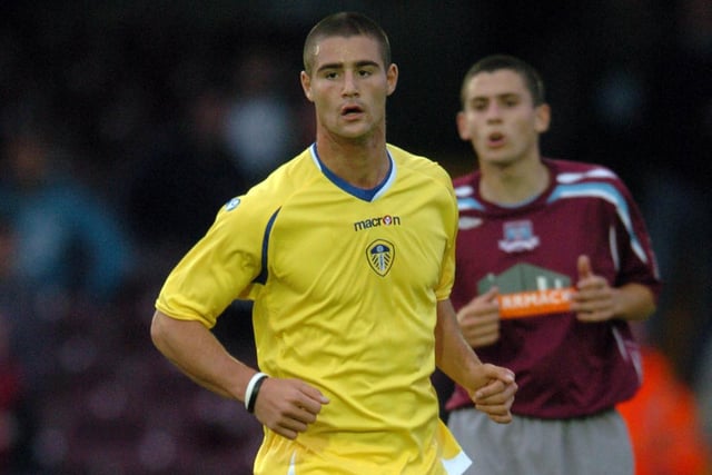 This is Canadian international striker Marcus Haber who was on trial at Leeds United in the summer of 2008. Went on to play for St Johnstone in Scotland and Crewe Alexandra in League One.