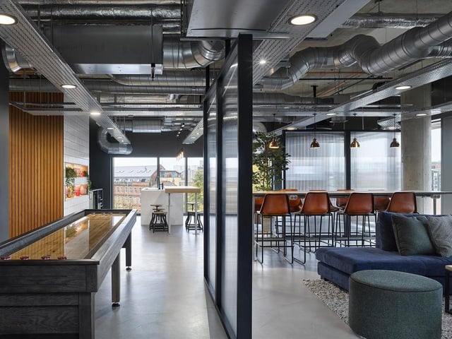 St Albans Place, Leeds, by Feilden Clegg Bradley Studios. A concrete structure with slip-form-core aiding programme, high thermal mass, and overall adaptability. Photo: Will Pryce