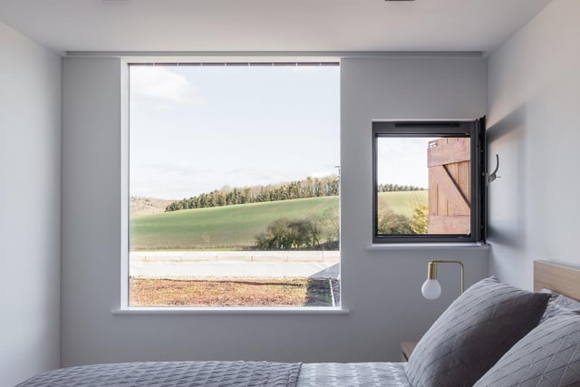 The Old School, North Yorkshire, by ArkleBoyce Architects. To the first floor, a modest intervention of a frake timber-clad box provides an additional bedroom and ensuite. Photo: Nicholas Worley