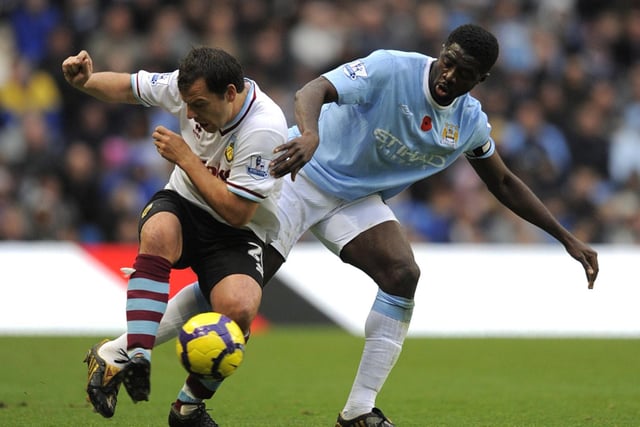 November 7th, 2009: A Graham Alexander penalty and a Steven Fletcher strike had given the Clarets a 2-0 lead. Shaun Wright-Phillips, Kolo Toure and Craig Bellamy put City in front before the hour, but Kevin McDonald netted an 87th minute equaliser.