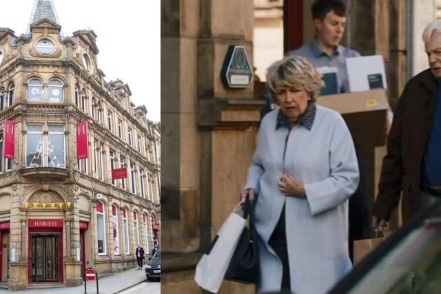 In episode one, Alan and Celia could be seen buying new things for their house at Harveys of Halifax in the town centre. The location has previously been used in BBC crime drama Happy Valley.