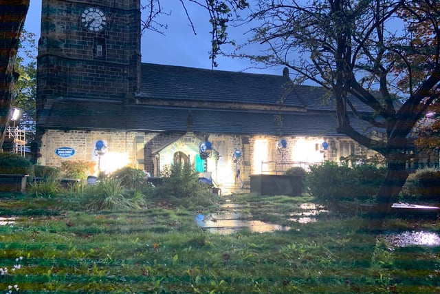 Filming for the latest series of Last Tango in Halifax took place last October at St Mary's Church on Northgate in Elland. Crews could be seen outside the church in the early morning.