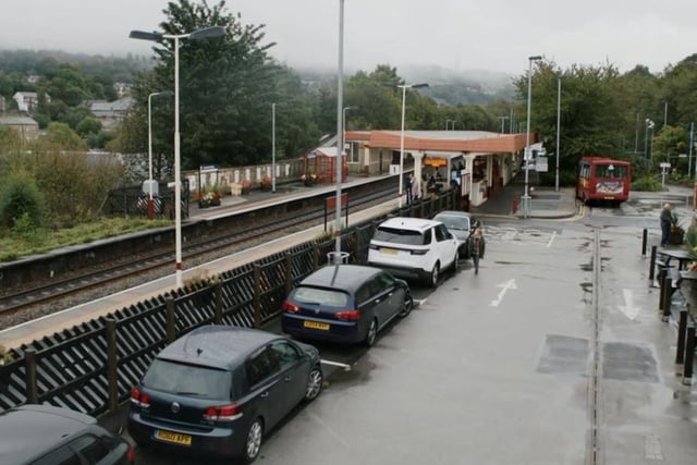 Before heading off on a Bridlington adventure, Harrison could be spotted at Sowerby Bridge train station. The location has previously been used in Channel 4 drama Ackley Bridge.