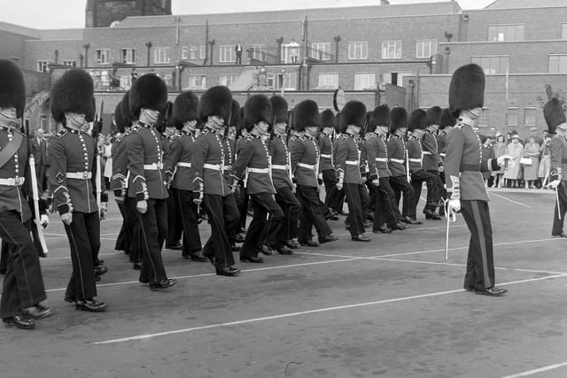 Coldstream Guards. The Changing of the Guard in Wakefield.