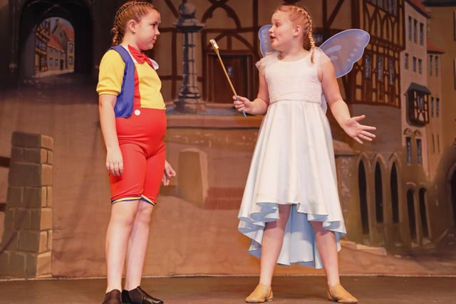 Ellie and Mia star in Pinocchio.