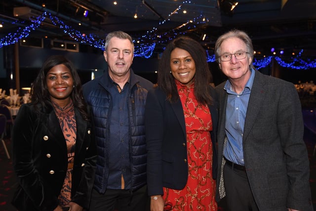 Pictured are Cherelle Timmins, Gary Timmins, Aida Watson and Peter Watson