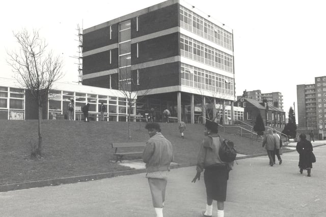 This is Primrose Hill High in March 1987. It opened in 1965, boasted more than 600 pupils and was hailed as an example of multi-cultural education at the time.
