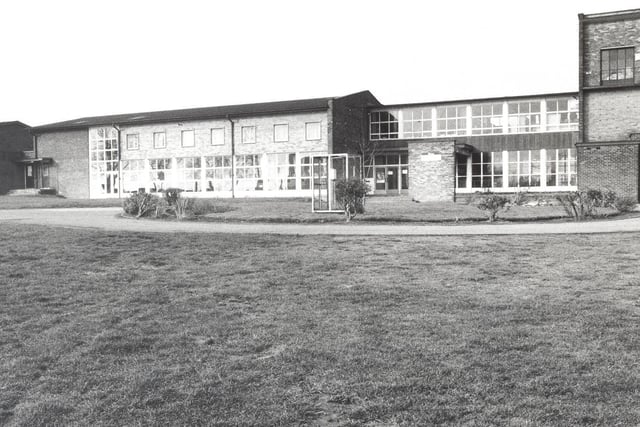 Does this west Leeds school look familiar? It is Bramley's Hough Side High in February 1989. The school on Hough Top closed in August 1992.