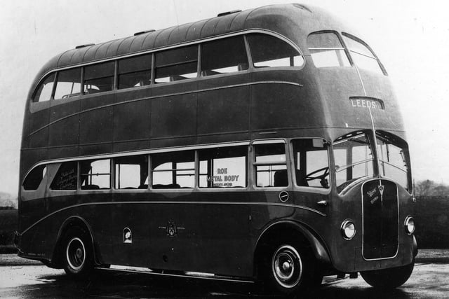 A Leeds City Transport Bus - number 200 - pictured at the Motor Body Builders, Charles H. Roe Ltd. of the north side of Austhorpe Road, Cross Gates.