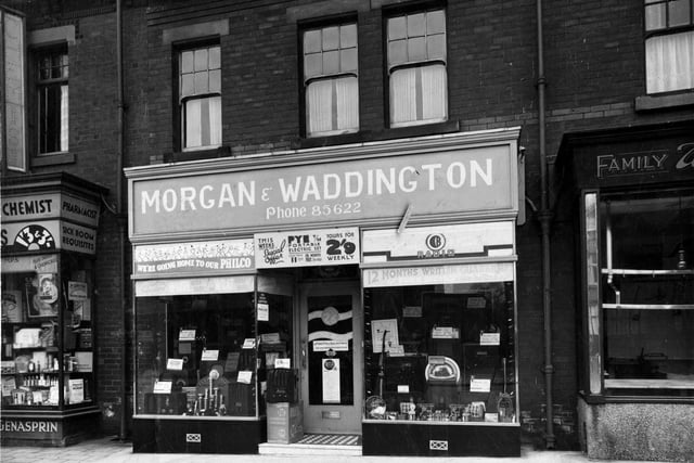 Morgan and Waddington, radio dealers and repairs on Austhorpe Road.