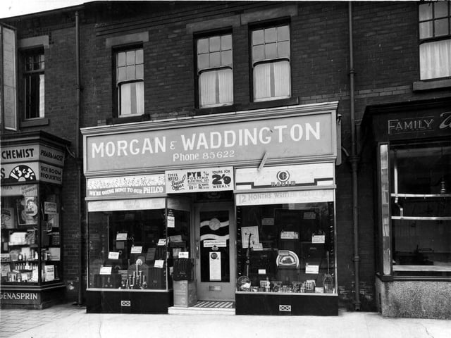 Morgan and Waddington, radio dealers and repairs on Austhorpe Road.