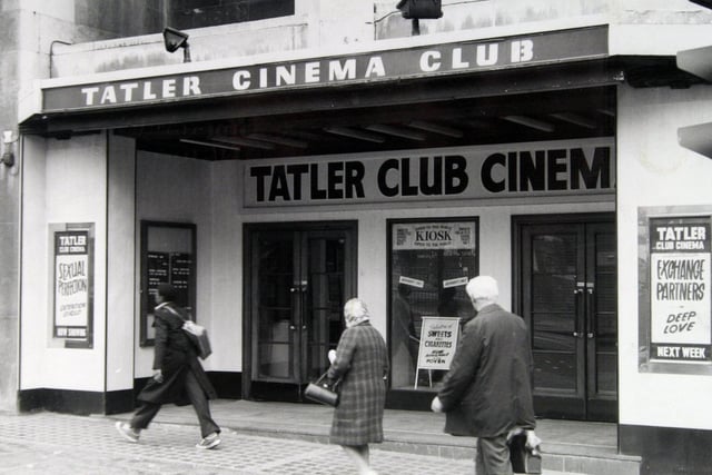Do you enjoy going to the flicks here? This is the Tatler Cinema Club. It was originally called the News Theatre and opened in 1938 to show newsreels.