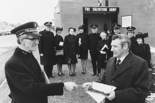 The opening of the new headquarters of The Salvation Army on Waterloo Road in Hunslet.