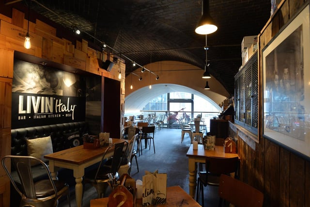 Livin Italy in Granary Wharf are still open for take out pizza. They also have a deli serving breads, meats and cheeses.