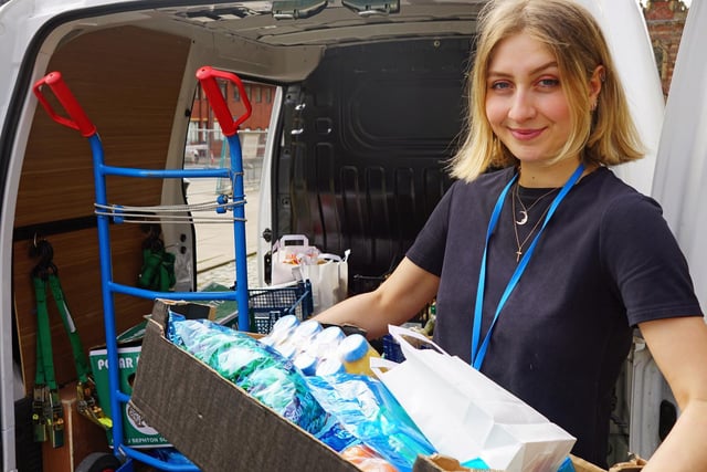 After council-run museums and galleries shut, they teamed up with The Real Junk Food Project to donate food from their cafes. It is being used to make parcels for NHS workers.