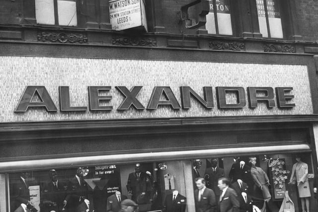 Alexandre on Boar Lane in April 1967. Did you shop here back in the day?