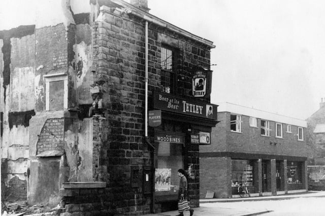 A view of the off-licence on the south east side of Victoria Road.