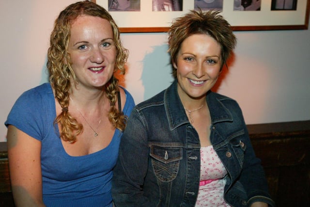 Rachel and Ceri on a night out back in 2007.