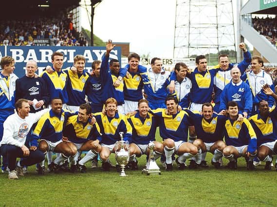 Leeds United were crowned First Division champions in 1992.