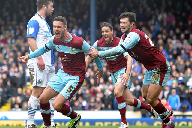 March 17th, 2013: Jason Shackell scored his first goal for the club at Ewood Park. The defender turned the ball past Jake Kean after his initial header had come back off the post. Ben Mee saw red while David Dunn netted a controversial equaliser deep into stoppage time.