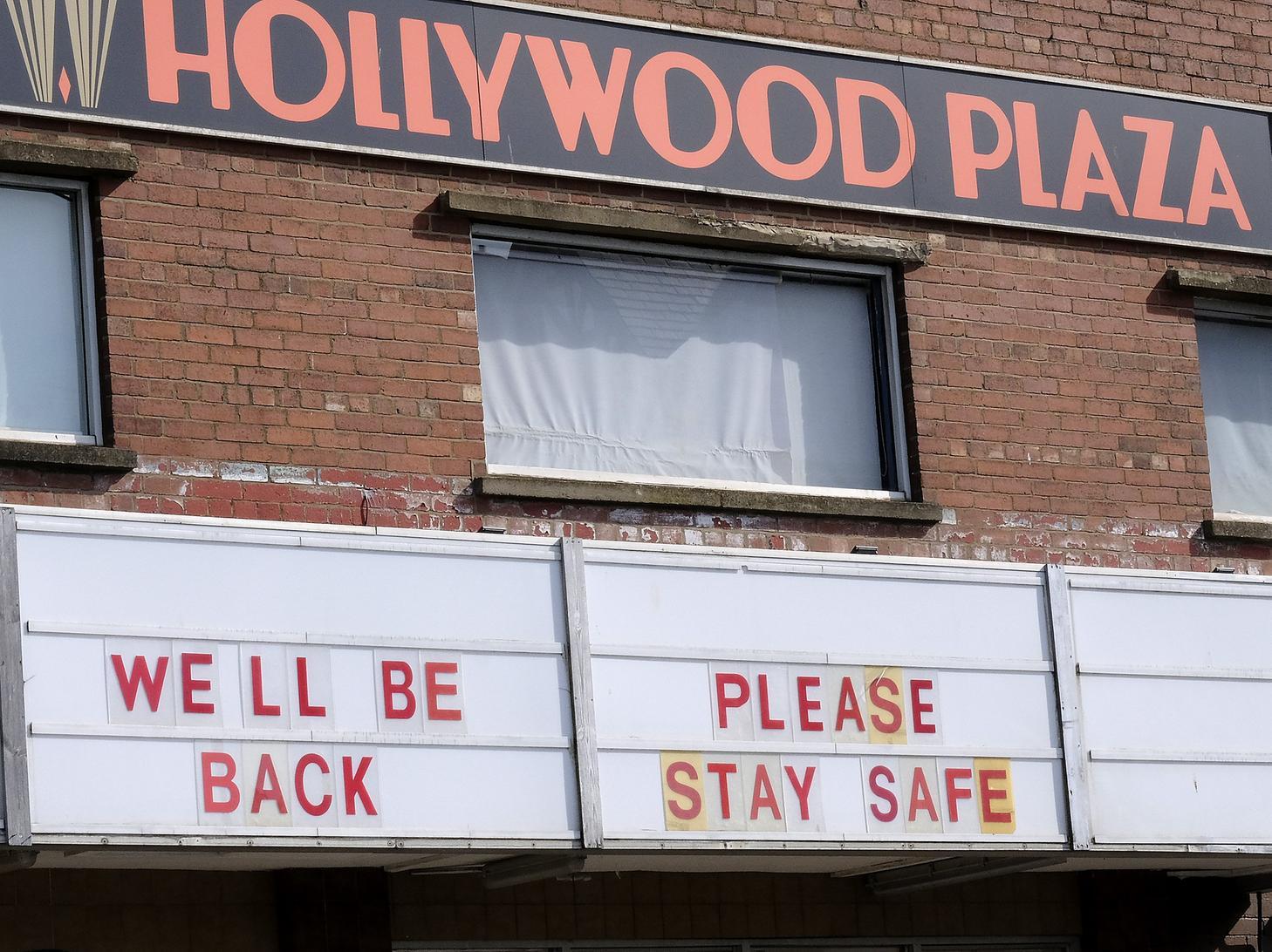 The Hollywood Plaza in Scarborough wishes the public well. Picture: JPI Media/ Richard Ponter