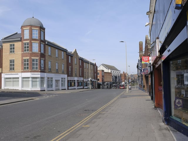 A deserted St Thomas Street.