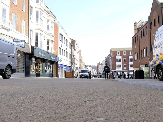 The town centre.