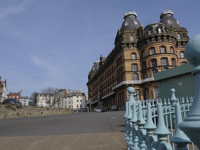 Quiet scenes around The Grand Hotel.