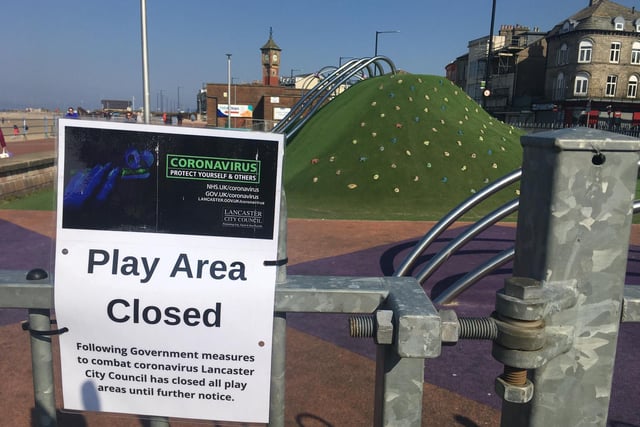 Lancaster City Council's "teletubbie hill" was closed due to coronavirus.