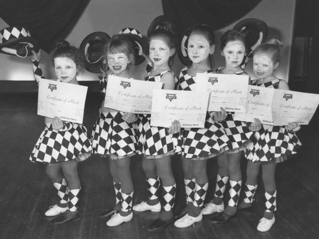 Pictured are the runners up in the dance group section of a YMCA competition held in May 1994. The group, who performed to 'Living On My Own', are, from left, Lucy Knockles, Blyss Gallinski, Stephanie Rowley, Zara Roberts, Alexa Massey and Samantha Hall.