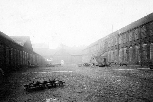 Chapeltown Cavalry Baracks and what appears to be the parade ground. Leeds Rifles used the old riding school & parade ground for 80 years until they transferred to Harewood Barracks in 1967. These barracks were demolished in 1988.
