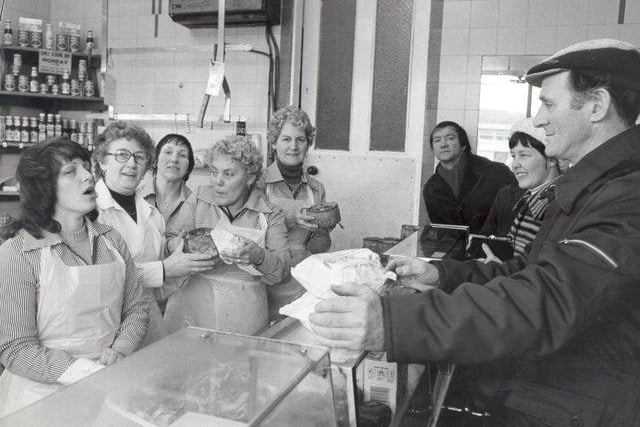Do you recognise this Kirkstall shop, staff and customers?