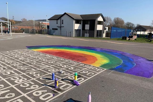 The children created this at Bispham Endowed C.E Primary yesterday, sent by Angela Sage