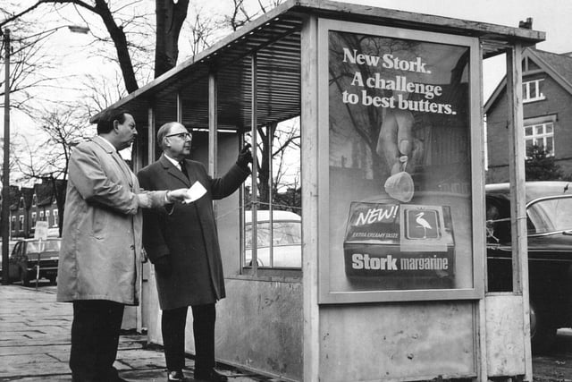 This bus shelter on Street Lane in Roundhay was one of 300 put up across Leeds by an advertising company.