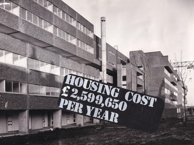 It was the first housing project in the city to use 'neat' North Sea gas.