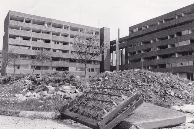 By May 1985 concerns were raised that the demolition site was dangerous with council chiefs admitting  it would take some time before the area was totally cleared