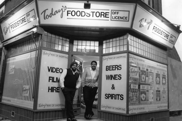 Singh's Corner Shop, at the corner of Gledhow Wood Avenue and Gledhow Avenue. Pictured are Joe and Joga Singh.
