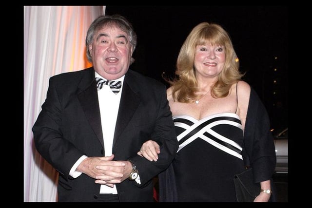 Eddie Large with his wife Patsy Ann Scott in 2004