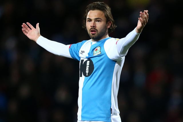 Blackburn Rovers attacking midfielder who is recovering from an ACL injury and said this week that Elland Road was his favourite Championship away ground. Photo by Lewis Storey/Getty Images